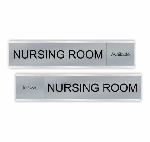 Nursing Room Slider Signs 6"x1" or 10"x2" - NapNameplates