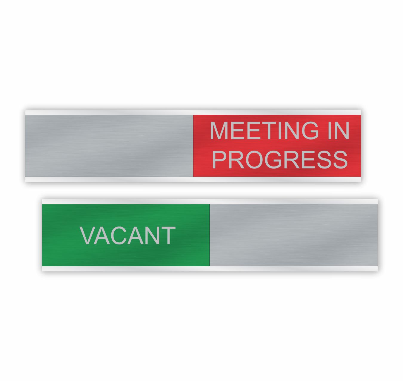 Progress Made Sign Meeting In Progress Sliding Sign