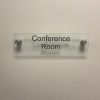 Clear Acrylic Name Plate for Conference Rooms - Nap Nameplates
