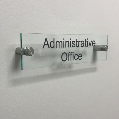 Administrative Office Acrylic Name Plates for Offices - Nap Nameplates