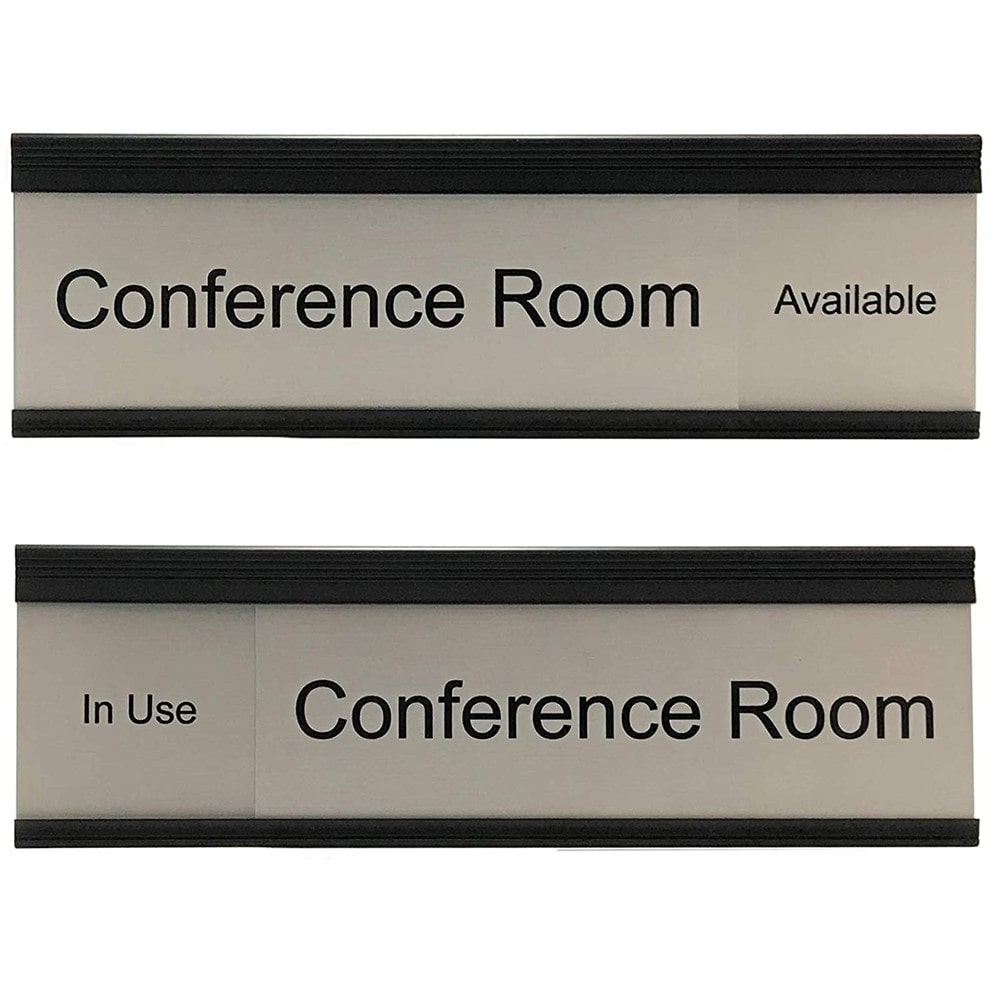 Slider Signs for Office Conference Rooms and More Nap Nameplates