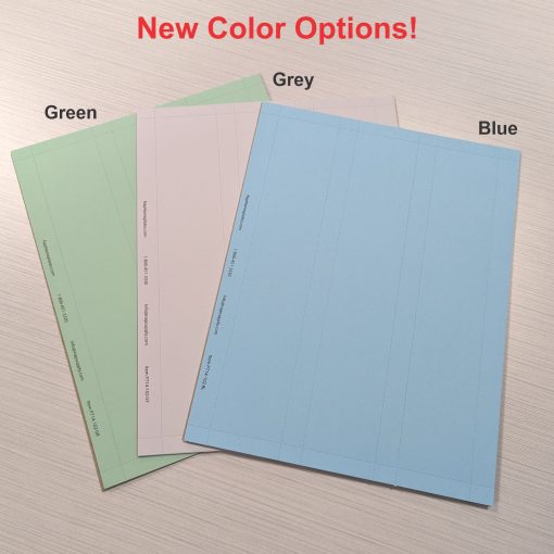 10" x 2" Printable Paper Nameplates - Image 7