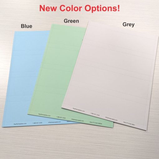 8" x 2" Printable Paper Nameplates - Image 7