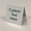 Custom Printed Table Tent Signs, 3" x 3" - Image 2