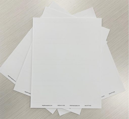 8" x 1-1/2" Printable Paper Name Plates - Image 3