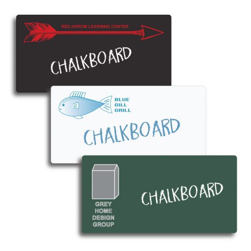 3" x 1-1/2" Chalkboard Name Badges with Logos