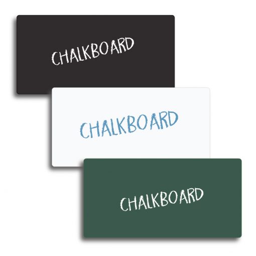 3" x 1-1/2" Blank Chalkboard Name Badges - Pack of 10
