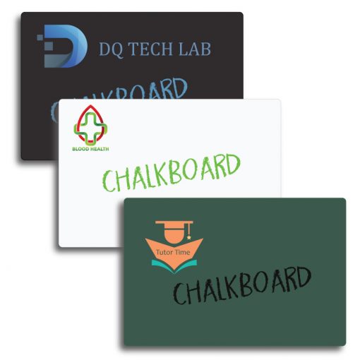 3" x 2" Chalkboard Name Badges with Logos