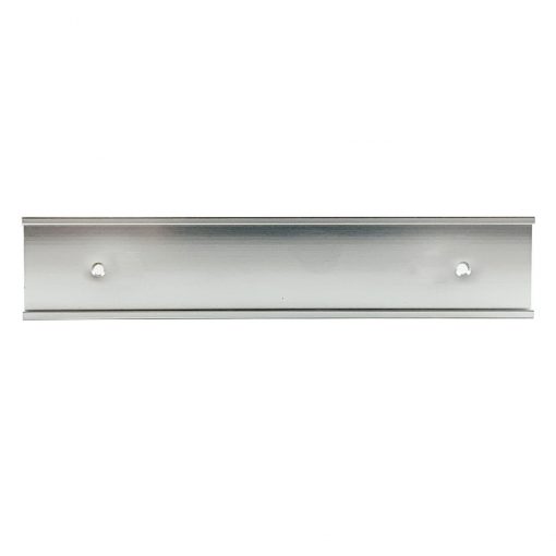 silver nameplate holder