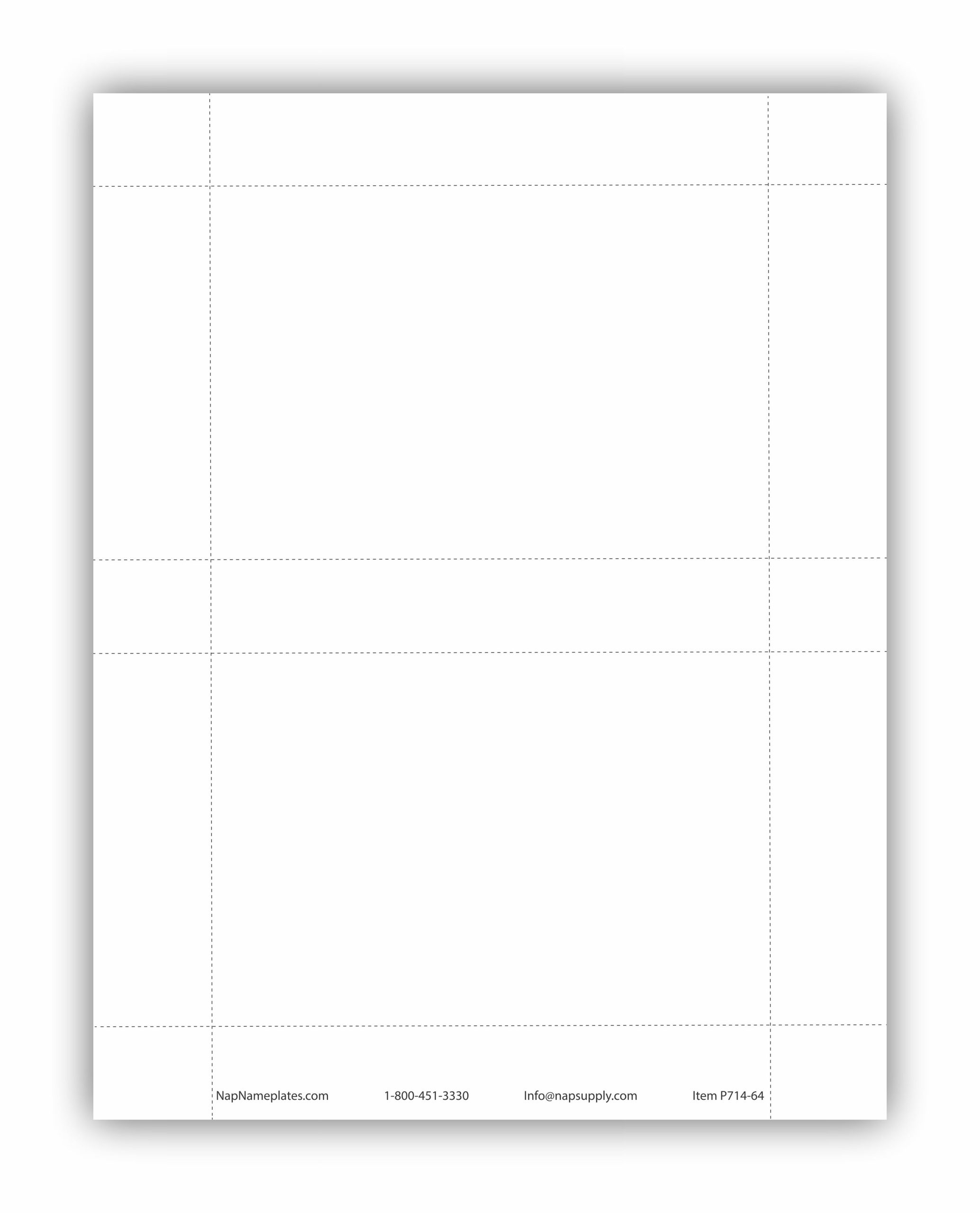 6x4 Printable Paper Name Plates for Offices