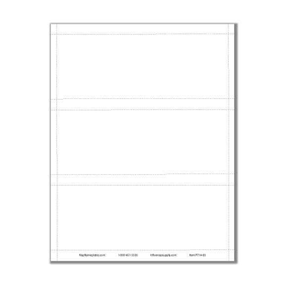 Printable Perforated Tags