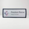 Large Plastic Curved Office Nameplate Holders - Image 9