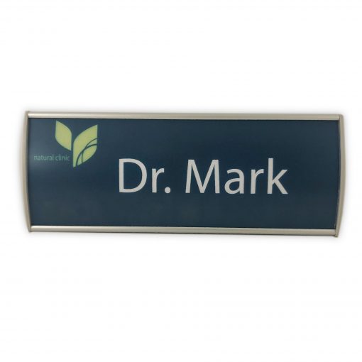 Large Plastic Curved Office Nameplate Holders