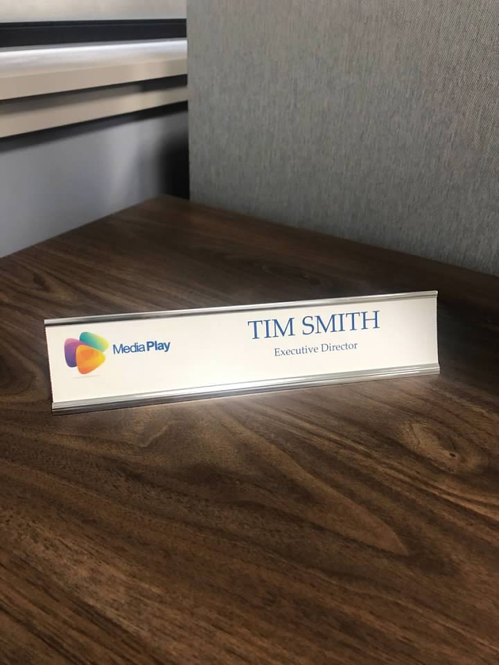 Office Name Plate Design Template