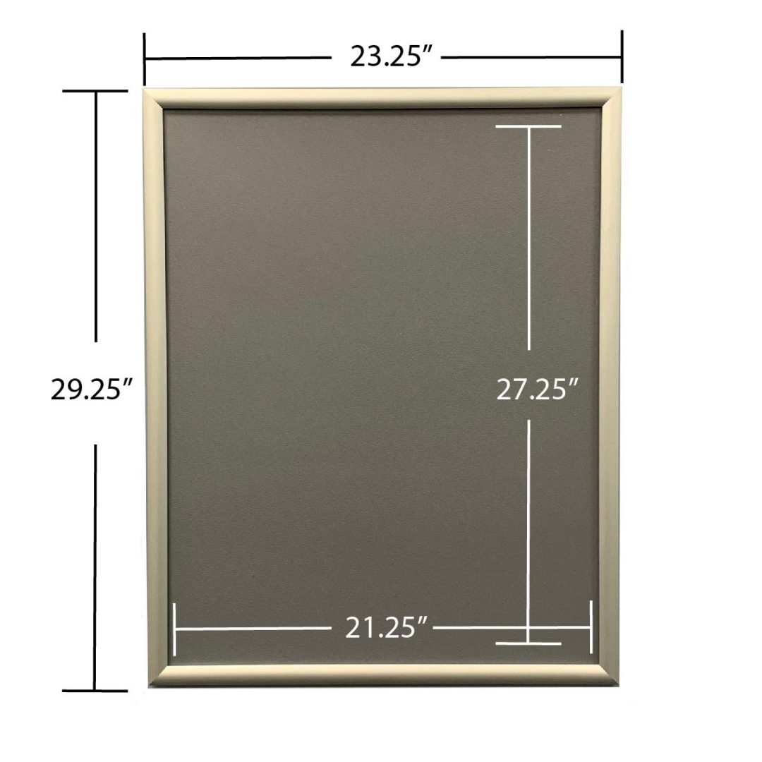 Silver Snap Frames for Large Signs or Posters 22x28 NapNameplates