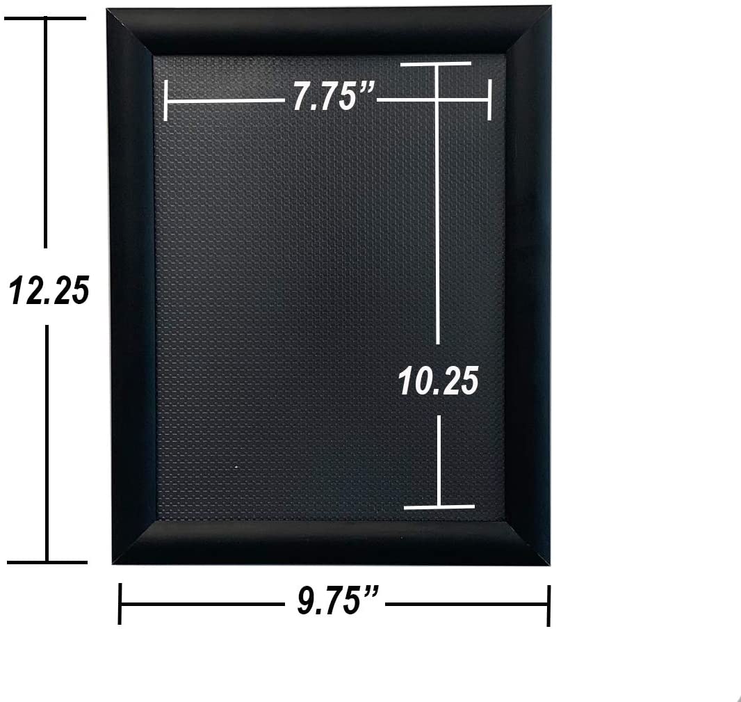 Black Snap Frames for Office & Event Signs 81/2" x 11" NapNameplates