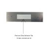 Kit with Printable Paper Name Plates & Metal Holders - 8" x 2" - Image 3