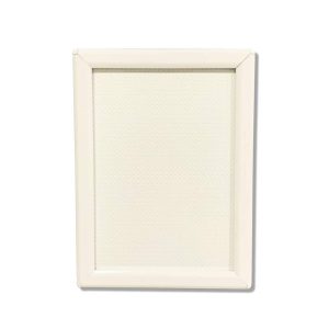 white snap frame