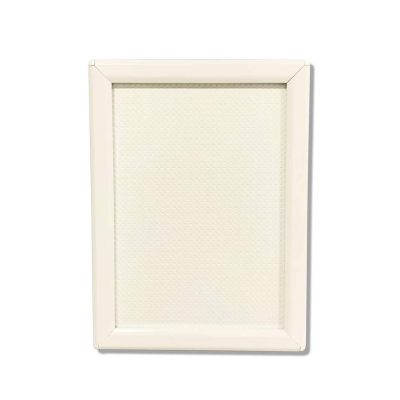 white snap frame