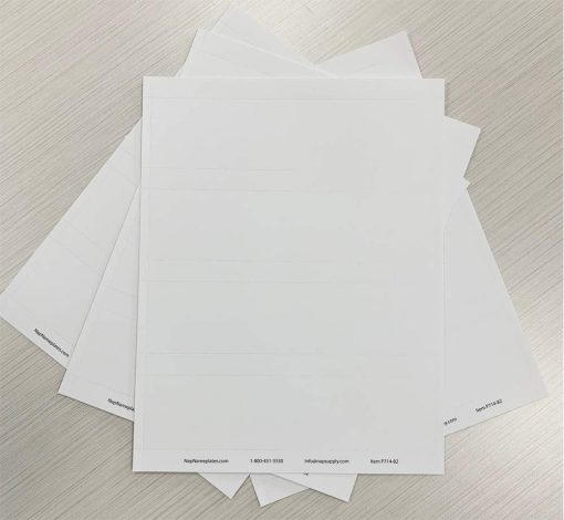 paper name plate kit