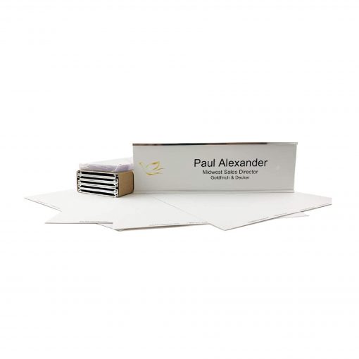 paper name plate kit