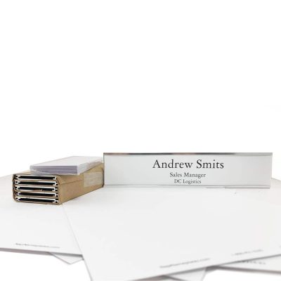 paper name plate kit 8x2