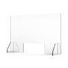 sneeze guard 22"x16"