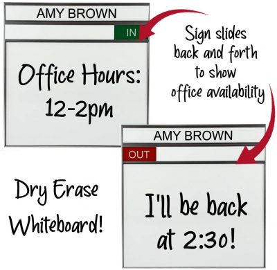 whiteboard sign