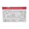 Evacuation Plan Signage, 18" x 11.5" Plastic - Image 2