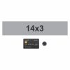 14" x 3" Executive Office Nameplate Signs - Engraved Brass - Image 3
