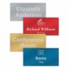 8" x 4" Office Nameplate Signs - Engraved Aluminum