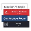 12" x 3" Office Name Plate Signs – Engraved Plastic