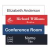 6" x 1-1/2" Office Name Plate Signs – Engraved Plastic