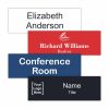 6" x 2" Office Name Plate Signs – Engraved Plastic