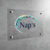 24" x 24" Acrylic Sign with Vinyl Lettering - Image 3