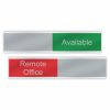 Hybrid Work Schedule Availability Slider Signs 6"x1" or 10"x2" - Image 2