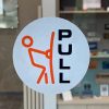 3" Push & Pull Double Sided Vinyl Decal - Image 2