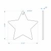 Star Shaped Custom Acrylic Holiday Ornament - Image 7