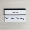 8" x 5" Dry Erase Whiteboard with Executive Nameplate Holder - Image 2