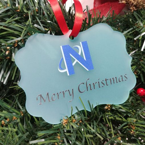 Decorative Shaped Custom Acrylic Holiday Ornament - Image 2