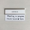 8" x 5" Dry Erase Whiteboard with Executive Nameplate Holder