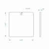 Square Shaped Custom Acrylic Holiday Ornament - Image 7