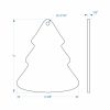 Tree Shaped Custom Acrylic Holiday Ornament - Image 7