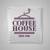 24" x 24" Acrylic Sign with Vinyl Lettering