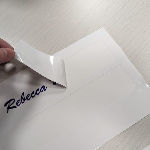 10" x 2" Static Cling Vinyl Nameplate - Image 4