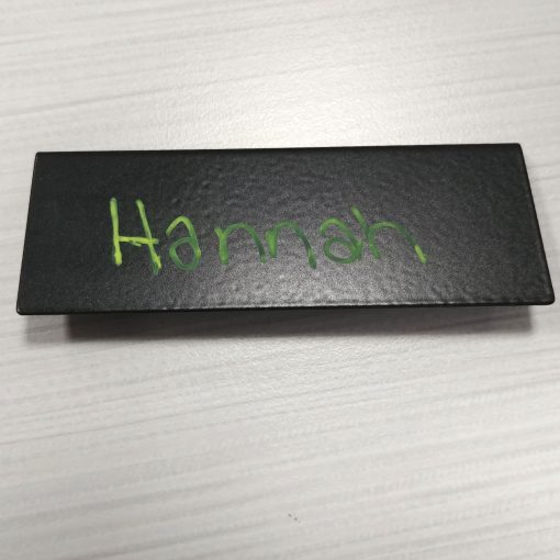 Fold-Over Pocket Chalkboard Name Badges - Blank - Image 2
