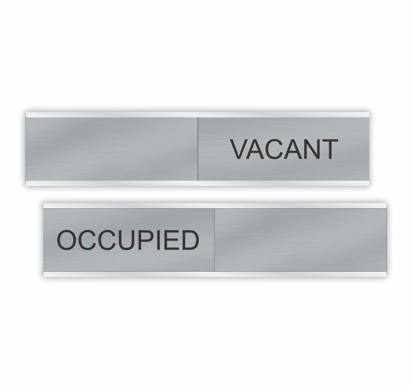 Occupied/Vacant Slider Signs 6″x1″ or 10″x2″ - NapNameplates