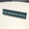 8" x 2" Please Ring Bell for Service Desktop Holder - Image 2