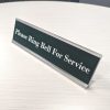 8" x 2" Please Ring Bell for Service Desktop Holder - Image 3