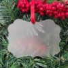 Blank Acrylic Holiday Ornaments - Pack of 25